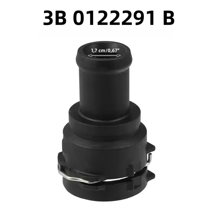 Tubo De Enfriamiento Del Motor Para Coche Flange Radiator Para Golf MK4 A5 Q2 Q3 3B0122291B Pieza De Automóvil Tubo De Antifreeze - 1