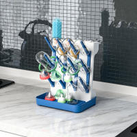 Organizador Espacioso Para Botellas De Bebé Y Parachoques Estante De Secado Y Drenaje De Botellas De Alimentación Estuche De Almacenamiento Para Partes De La Bomba De Pecho - details 1
