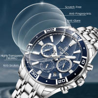 Reloj De Pulsera De Negocios REWARD VIP Nueva Diseño Reloj De Cuarzo Para Hombres Acero Inoxidable Resistente Al Agua Cronógrafo Luminoso Deportivo - details 7
