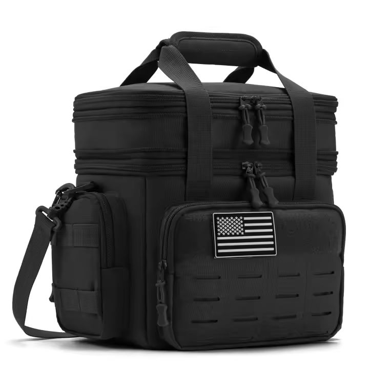 Bolsa Táctica Para Almuerzo Para Hombres Caja De Almuerzo Resistente a La Lechera Aislada Durable Bolsa Térmica Para Camping Y Picnic - 1