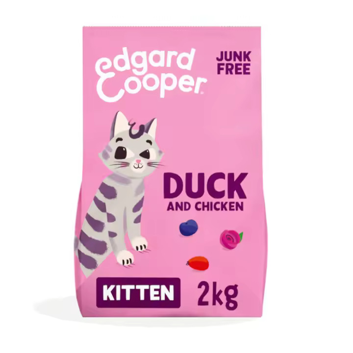 Comida para Gatito EDGARD & COOPER Kitten de Pato y Pollo 2kg - 1