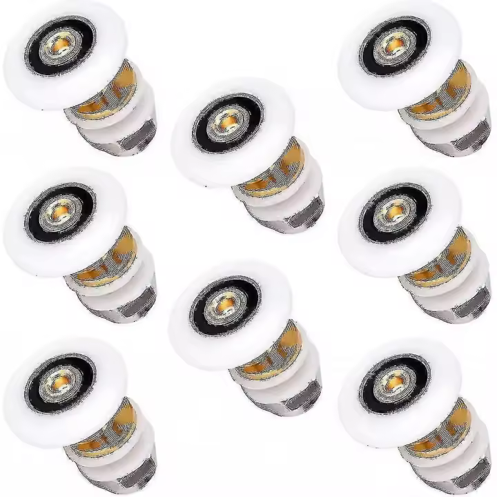 Shower Door Rollers 20mm Sliding Shower Doors Wheels Replacement For Shower Enclosure Shower Room Showe 8pcs - 1