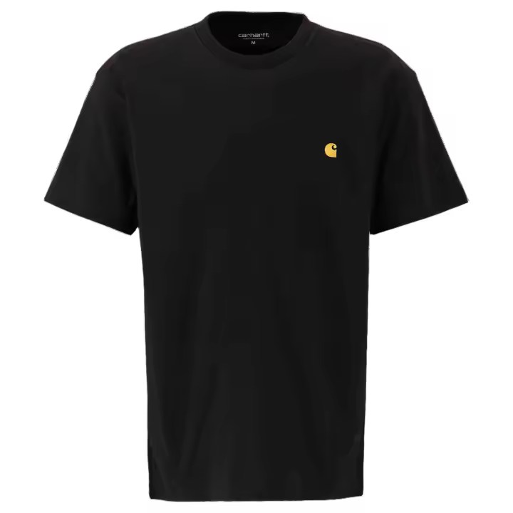 Camiseta de Manga Corta Carhartt WIP Chase para unisex en color negro - 1