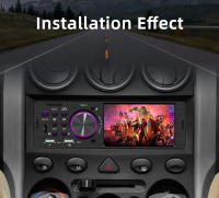 BQCC Radio De Coche 1 DIN 4 Pulgadas Bluetooth MP5 Colorido Con Luz USB TF Reproductor De Música Hands-Free Control Remoto Audio ISO - details 14