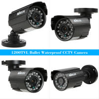 Cámara Analógica Bullet 200TVL Con 24 Lámparas IR Visión Nocturna Sensor CMOS Tamaño 1/3'' IR-CUT Impermeable Para Seguridad Doméstica Sistema PAL - details 7