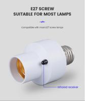 Soporte De Lámpara LED Convertible Inteligente Infrarrojo E27 Rango De Voltaje AC85-265V Con Control Remoto Imperdible Para Lazos - details 2