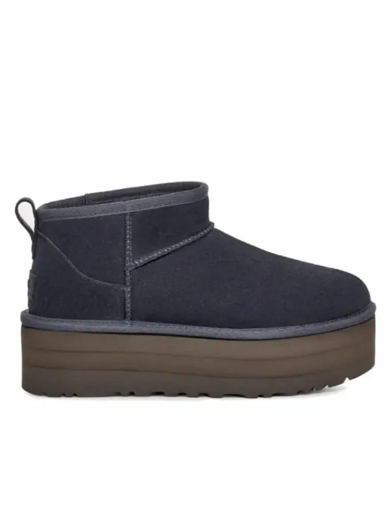 UGG plataforma ultra mini azul mujer - 1