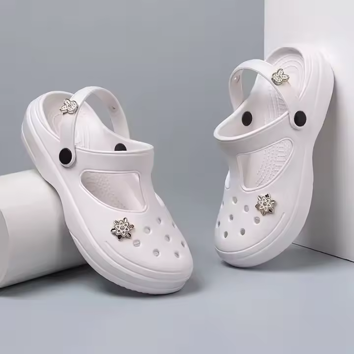 Sandalias EVA De Moda Para Verano 2025 Zapatos De Jardín Y Playa Casuales Y Cómodos Unisex Con Agujeros Pantuflas Para Mujer Pantuflas De Interior Y Exterior - 1