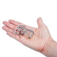 Juego De Rompecabezas Metálico Montessori 8Pcs/set IQ Mind Brain Teaser Educativo Para Niños Y Adultos Juguete Interactivo Alivio Mental - details 5