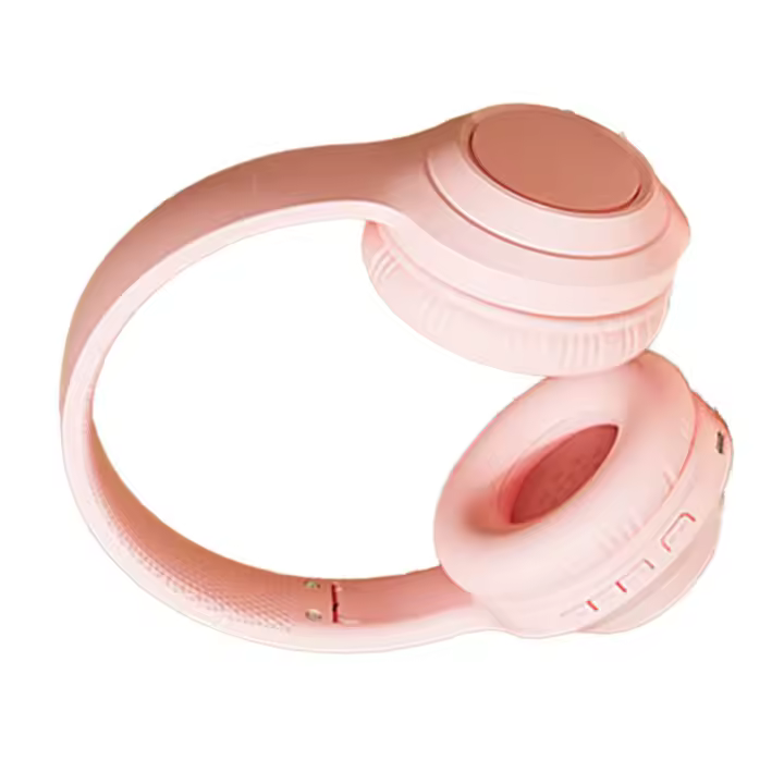 Auriculares Bluetooth Inalámdricos para Juguetes con Cancelación de Ruido - Pink Melocotón - 1