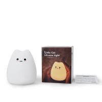 Lámpara Nocturna LED De Silicona Suave Sensor De Toque Gato Para Dormitorio Decoración Hogar 7 Colores Regalo De Cumpleaños Para Niños - details 6