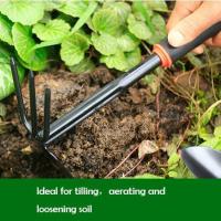 Juego de harrajesde Jardín, Juego de 4 piezas de harrajesde Jardín resistentes que incluye cultivador y cultivador 2 en 1, Rillo de Mano para Exterior, Pala de Jardín, harrajesde Jardín Para desmalezar or Cavar - details 2