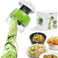 Spiralizer Portátil Para Verduras Y Frutas Corte De Ensalada Ajustable Rallador Rotativo Herramientas De Cocina Item - details 0