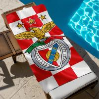 Toalla De Playa Quick Dry Suave BenficaS Fútbol Toallas De Piscina Regalo Para Viaje Gimnasio Ducha Camping Deportes Tamaño 150x220CM - details 3