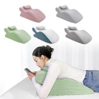 Almohada Face down Para Descanso Ergonómica Con Soporte Cervical Almohada De Masaje Para Dormir Y Leer Cubierta Desmontable Y Lavable Poliéster 100% Espuma De Memoria - details 2