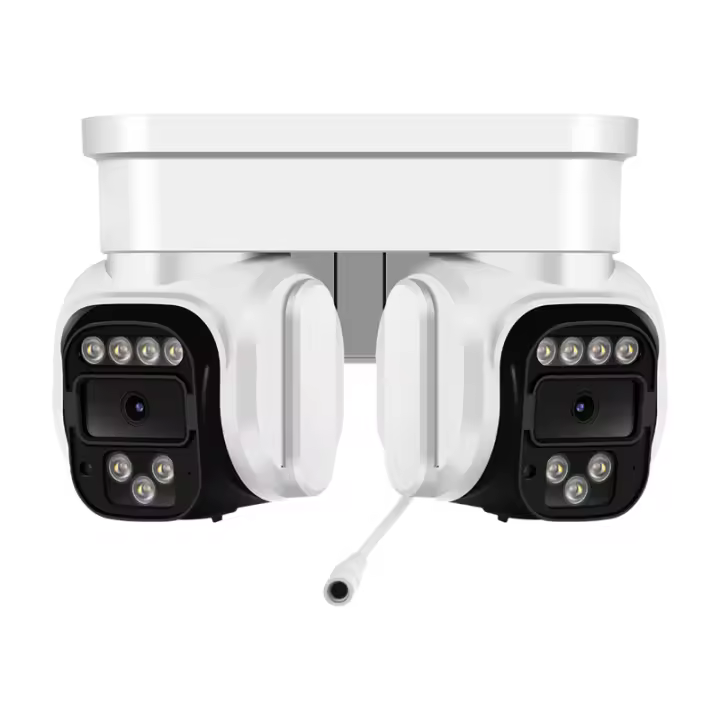 Cámara De Seguridad IP BESDER Dual Wifi PTZ Exterior Con Zoom Digital 10X Visión Nocturna Color Seguimiento Automático iCam365 App 4MP IP66 Resistente Al Agua - 1
