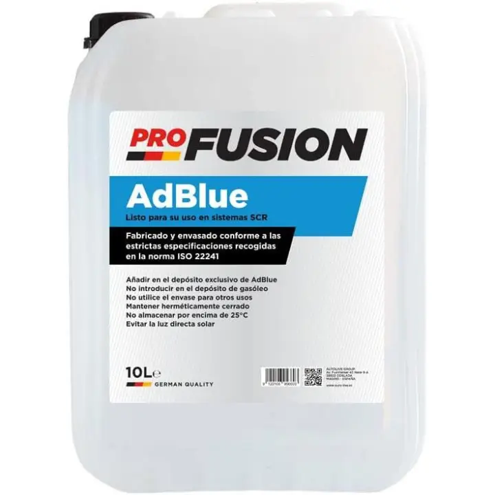 ProFusion Aditivo Adblue con Cánula con Rosca - Solución Urea para SCR Tratamiento de Gases de Escape para Automóviles y Camiones 10L - 1