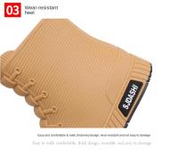 Botas De Lluvia Para Hombre Cuatro Estaciones Media Calf Altura Material Superior PVC Antideslizantes Y Impermeables Para Pesca Al Aire Libre Y Cocina - details 7