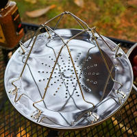 Rack De Tostador Portátil En Acero Inoxidable Para Camping Y Grill Multifuncional Soporte Para Pan Plegable Accesorio De Estufa Al Aire Libre - details 2
