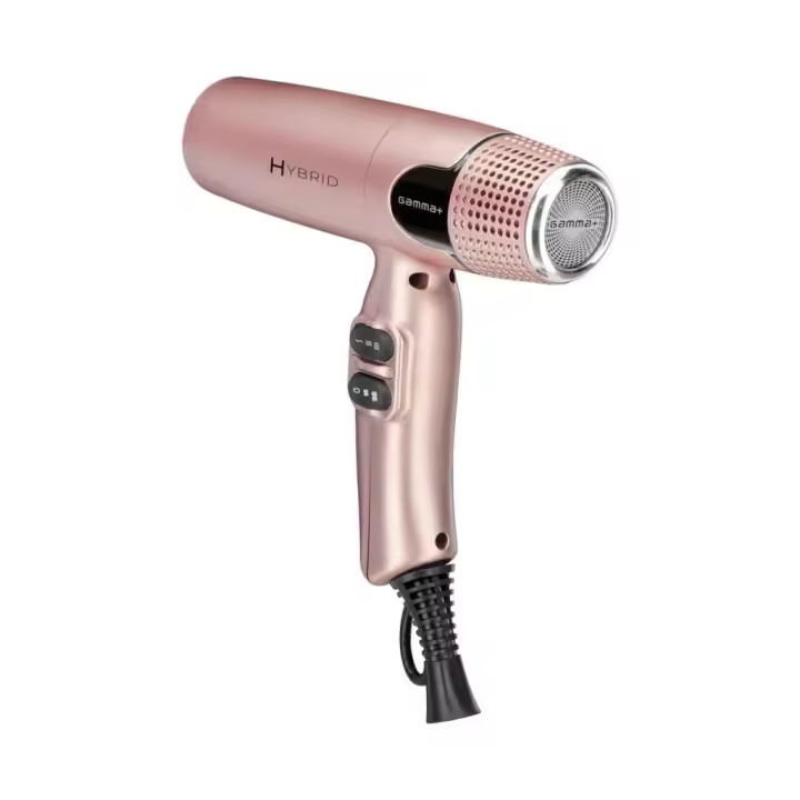 Secador Gamma Piú Hybrid Gold Rose o negro( Motor digital de 100.000 RPM ) - 1
