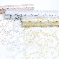 Corredor De Mesa Plateado Metálico Con Brillo Dorado Para Bodas Eventos Cumpleaños Bautismos Showers Decoración De Tela De Foil De Estrella Mesh - details 1
