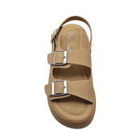 Calzados soraia, sandalias para mujer con correa ajustable con hebilla, color mates, plama con plataforma - details 3