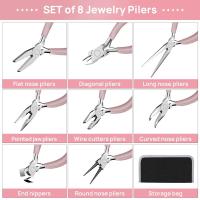 Tijeras De Acero Inoxidable Rosa Para Manualidades Joyería DIY Kit De Herramientas Multifuncionales Para El Oído Redondo - details 2
