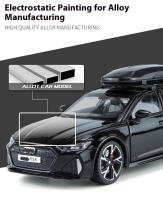 Modelo De Coche De Aleación Aodi RS6 Quattro Estación Wagon 1:32 Con Sonido Y Luz Regalo De Juguetes Decorativos Para Niños Vehículo Diecast Metal - details 4