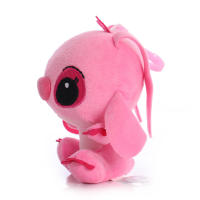 Muñeca De Peluche Disney Stitch Angel 12cm Colgante Para Llavero De Mochila De Anime Accesorio Para Parejas Regalo De Cumpleaños - details 2