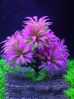 Decoración De Acuario Árbol De Coco De Plástico Y Algas Simuladas Para Jaula De Peces Ornamentos Acuáticos De Simulación - details 1