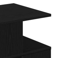 Mesa Auxiliar vidaXL Negro Roble 40x40x40 cm Madera Aglomerada - details 6