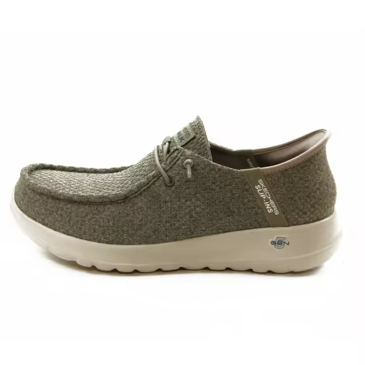 Skechers mod. 216285 zapato sport para hombre en tejano, cordones - 1