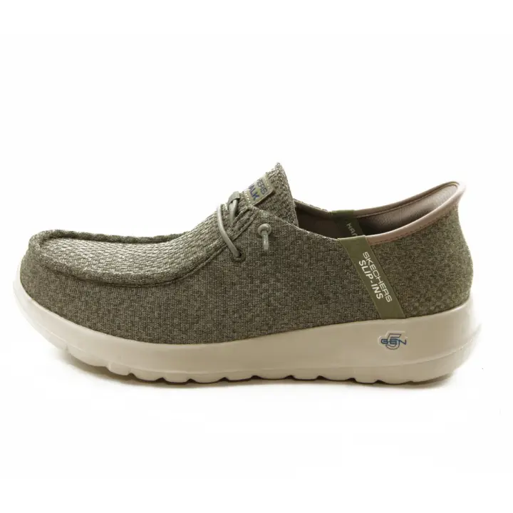 Skechers mod. 216285 zapato sport para hombre en tejano, cordones - 1