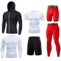 Camiseta De Compresión Para Correr En Hombre Camiseta De Fútbol De Secado Rápido Camiseta Deportiva Tensa Para Gimnasio Y Fitness Manga Corta Transpirable - details 27