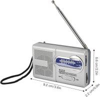 Radio portátil, radio de transistores AM FM con Alt Grande, radios de transistores que funcionan con Pilas - details 4