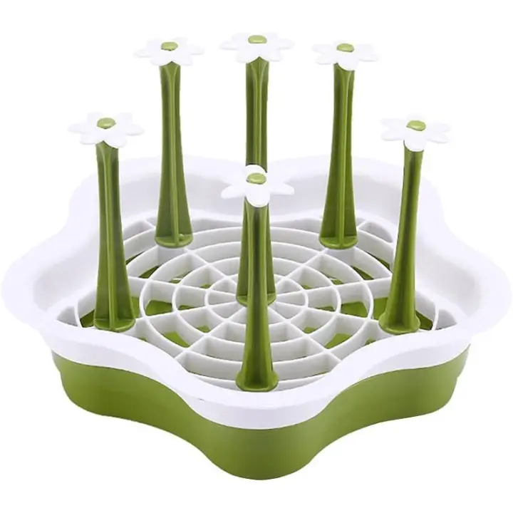 Baby Bottle Dryer Rack Bottle Dryer Rack Bottle Drying Racks For Bottles And Accessories Bottle Drainers Rack Baby Bottle Dryer Bottle Drainers green - 1