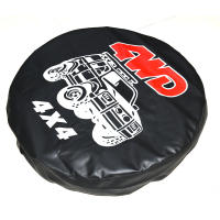 Cubierta De Neumático Para Coche AD 14-18 Pulgadas 4WD 4x4 En PVC Y Cuero Protección Para Rueda De Reserva Para Jeep - details 8