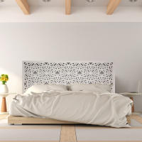 Cabecero de Cama en Madera Calada, para Cama de Matrimonio o Juvenil. Varios tamaños y Colores Disponibles. Decorado a Mano. Modelo SURAT - details 0