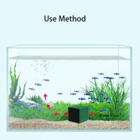 Filtro De Acuario 10cmx10cmx5cm Material De Filtro Nueva Purificación Rápida De Agua Absorción De Impurezas Negro Carbón De Bambú - details 17