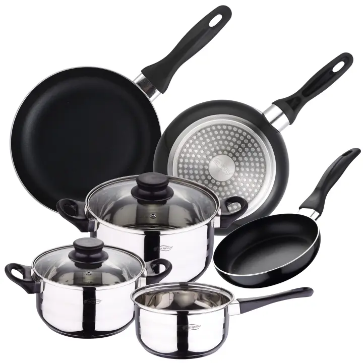 San Ignacio: Set de Sartenes Antiadherentes + Batería de Cocina 5 Piezas - 1