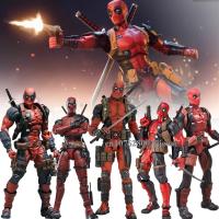 Figura De Acción Deadpool Ultimate X-Men Yamaguchi Revoltech Neca Super Héroe Coleccionable Modelo Muñeco Regalo Para Fans - details 0