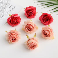 10Pcs Rosas De Seda Artificiales Para Decoración De Casamiento Y Navidad Flores De Terciopelo Para Artesanía Scrapbooking Y Manualidades - details 2