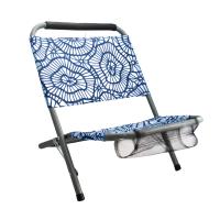 MIRAMAX-Silla De Playa Zigzag Ondas,Silla Plegable de Exterior portátil con Respaldo,Tela cómoda,Silla de Camping Plegable 62X47XH47cm - details 0