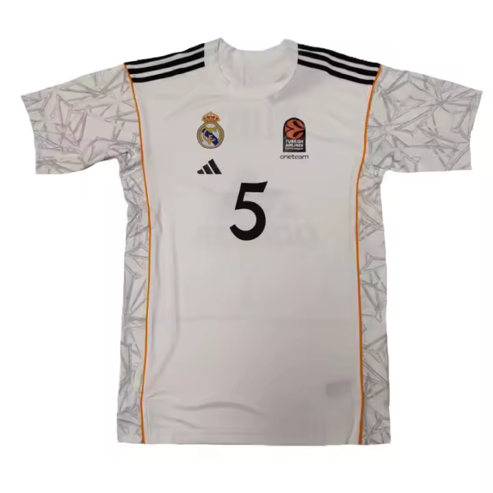 Camiseta de tiro Rudy Fernandez Real Madrid Euroliga Adidas 2024-25 Adidas - 1
