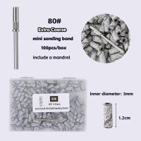 Juego De Bandas De Lijado Para Uñas 50/100PCS 3mm 80/120/180/240 Grit Accesorios Para Manicura Y Peluquería De Uñas - details 7