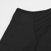 Vestido Largo De Cintura Bajada Asimétrico Para Mujer Estilo Europeo Nueva Colección Otoño 2024 Color Sólido Manga Larga Ajustado - details 28
