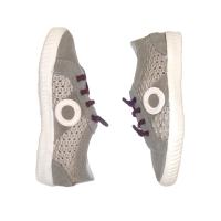 ARO_ ZAPATILLAS SUNNY GASOL EN PIEL SERRAJE BEIG, CON CORDONES ELASTICOS - details 2