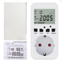 Tomacorriente Digital Multifuncional Con Temporizador Ciclo Programable Enchufe De Salida Con Interruptor 120V-60Hz 15A Con Enchufe UK/US/FR/EU - details 2