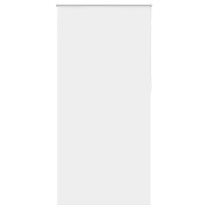 vidaXL Estor Enrollable Opaco Blanco de Tela en dimension 210 cmx105 cm/210 cmx110 cm/210 cmx115 cm y más | protección solar decorativa para ventanas hogar oficina dormitorio fácil de instalar - 1