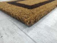WAOW-Felpudo entrada casa 28x50cm,composición en coco, 100% natural,base de goma antideslizante,resistente,altura De 1,7cm.Decoración hogar, alfombra exterior, diseño cenefa color. - details 4